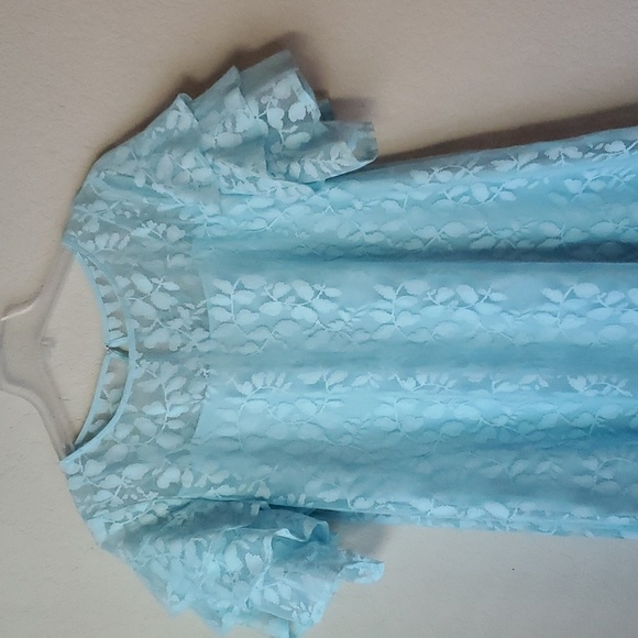 Lane Bryant sky blue pastel blue knee length dress size 14 - Picture 2 of 10
